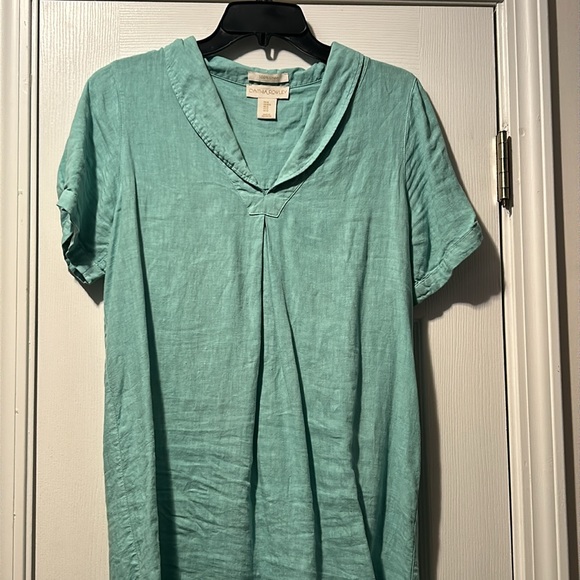 👗Cynthia Rowley Linen Midi Dress - Picture 2 of 8